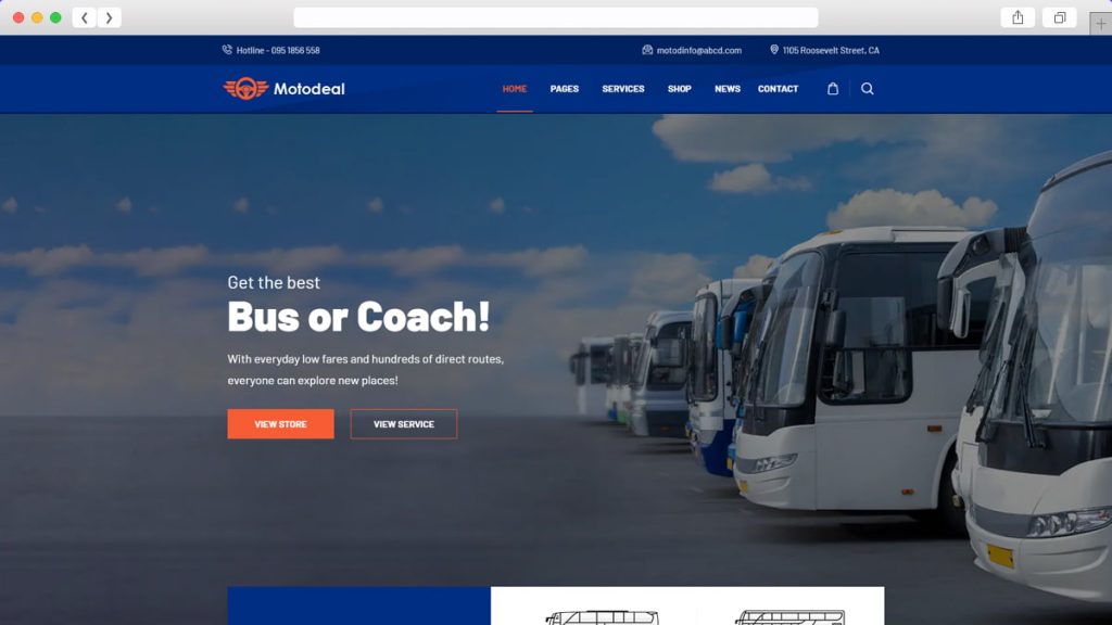 demonstrația autobuzului Motodeal