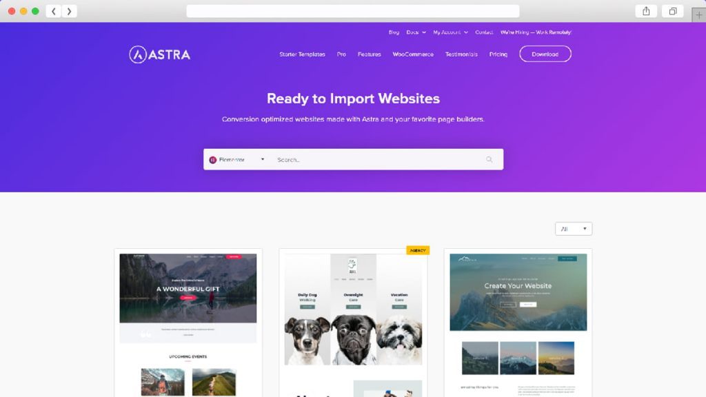 7. Teme WordPress gratuite Astra