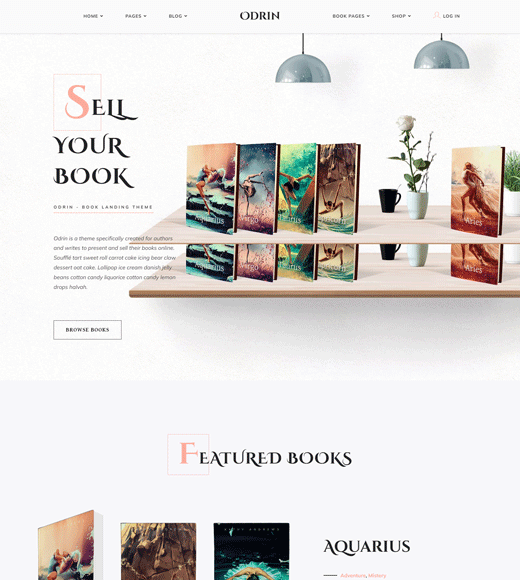 Tema WordPress di Odrin