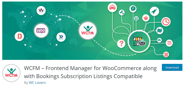 WooCommerce Frontend Manager Darmowe wtyczki Multivendor dla WordPress