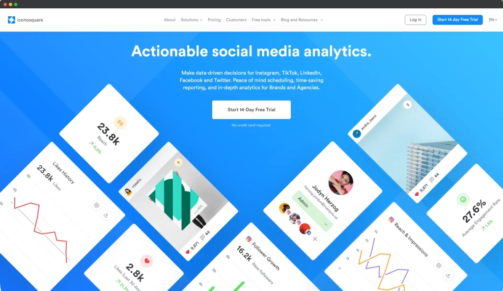 Iconosquare - Instagram-Verwaltung