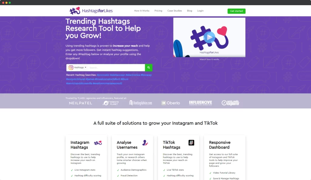 Hashtags für Likes - Hashtag-Generator