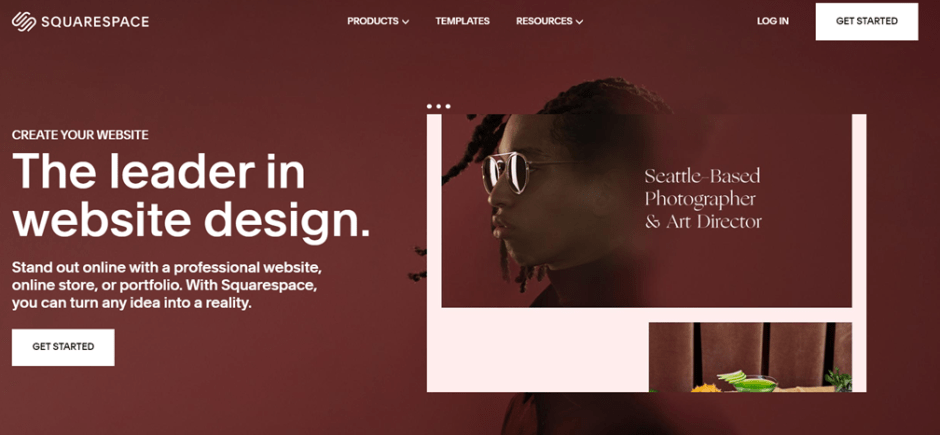 costruttore di siti Web di fotografia squarespace