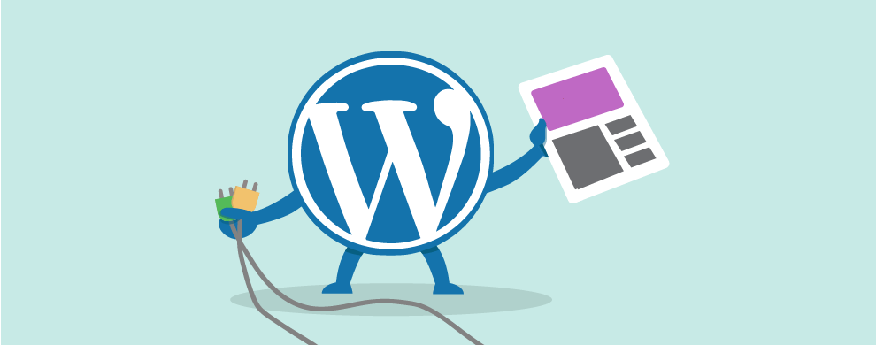 Fişli bir WordPress logosunun görüntüsü.