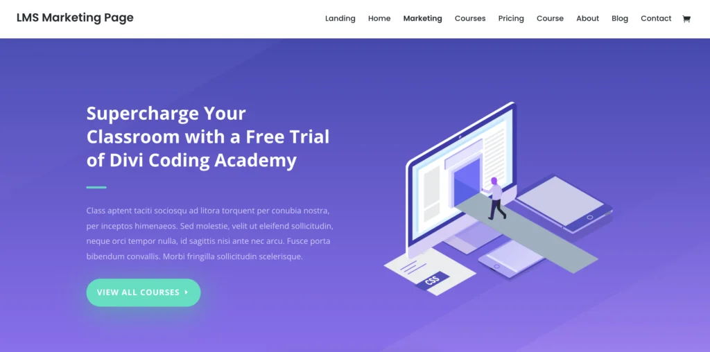 Divi 워드프레스 마케팅 테마