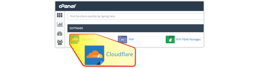 CF w cPanel