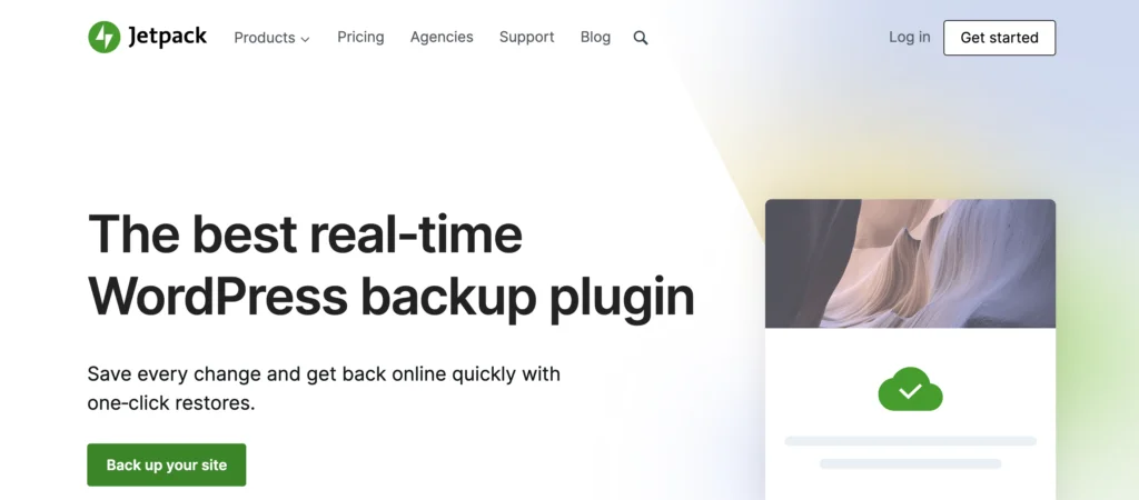 Jetpack - plugin cadangan wordpress terbaik