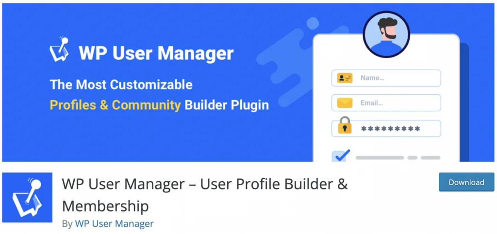 WP 用户管理器 - wordpress 用户插件
