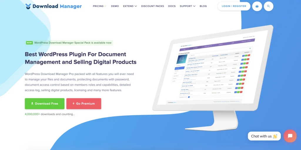 WordPress Download Manager — менеджер загрузок WordPress
