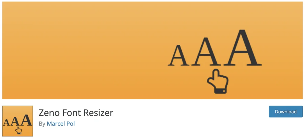 Скриншот Zeno Font Resizer