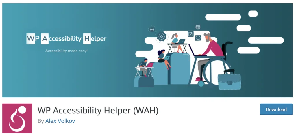 Скриншот WP Accessibility Helper