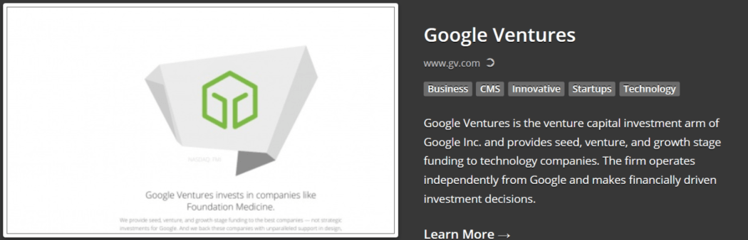 2014 쇼케이스 – Google Ventures