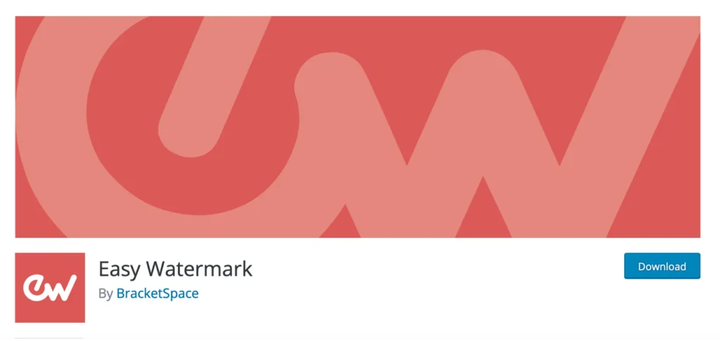 Easy Watermark 플러그인 스크린샷