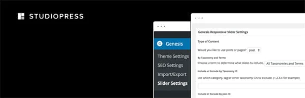 Genesis 響應式滑塊