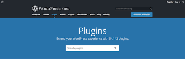 Diretório de plugins gratuitos do WordPress.org.