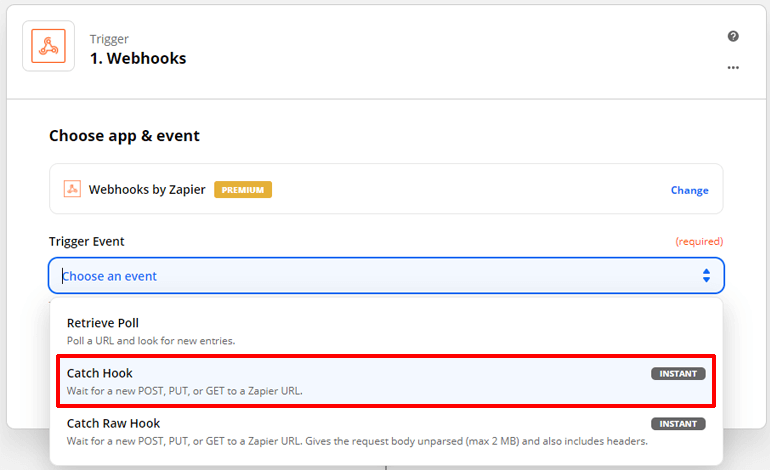 設置 Catch Hook 以將 WordPress 表單發送到 Google 表格