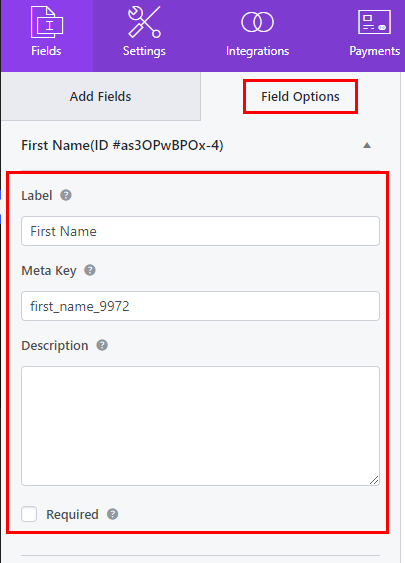 ตัวเลือกฟิลด์ทั่วไป WordPress Repeater Field