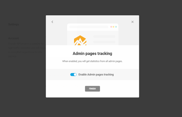 Plugin Google Analytics Beehivve pentru WordPress.