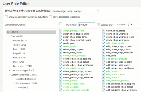 Editor de roluri utilizator