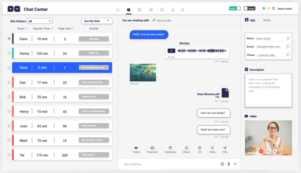 Consolto online Widget Center