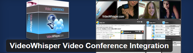 VideoWhisper's Video Conference aduce chat-ul video într-o setare de social media.