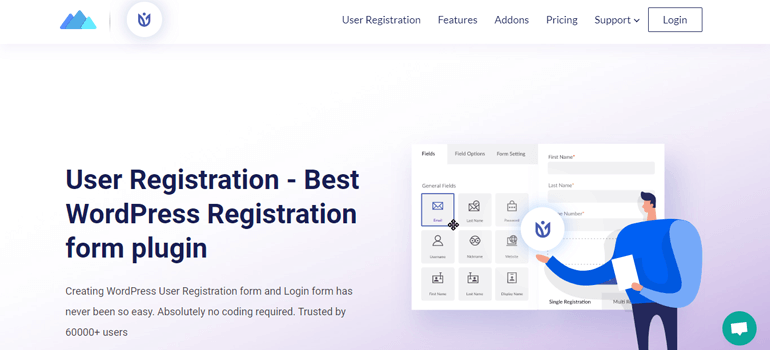 Înregistrarea utilizatorului Restricție de conținut WordPress Plugin