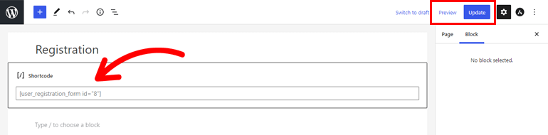 แบบฟอร์มลงทะเบียน WordPress พร้อมรหัสย่อของบทบาทผู้ใช้