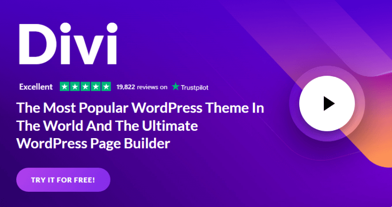 WordPress용 Divi 최고의 페이지 빌더 플러그인