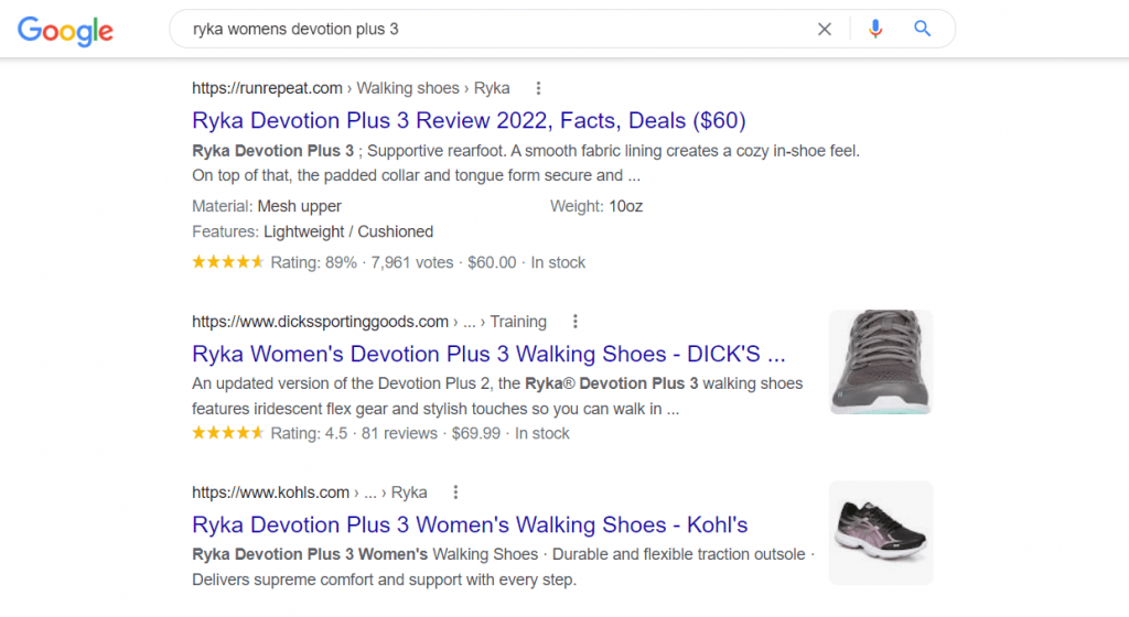 Halaman produk e-niaga SEO
