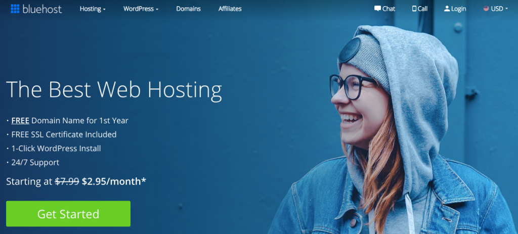 Bluehost - 會員網站的最佳託管
