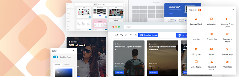 Gutentor – Blocos Gutenberg – Construtor de Páginas para Editor Gutenberg