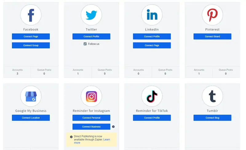 SocialPilot account