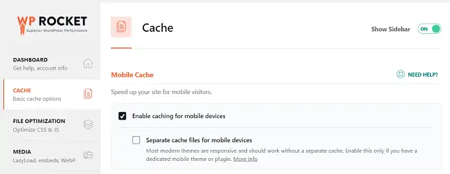 mobile caching