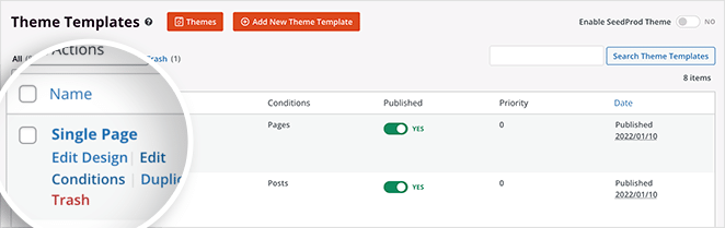 edit-theme-design - SeedProd edit WordPress theme design