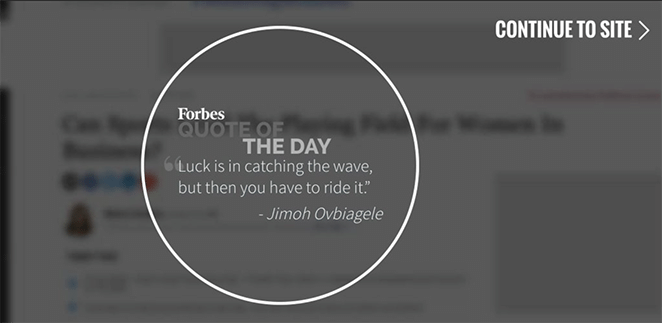 Forbes-splash-page - SeedProd