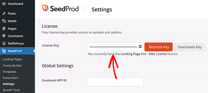 enter-seedprod-license-key - SeedProd Enter your seedprod license key