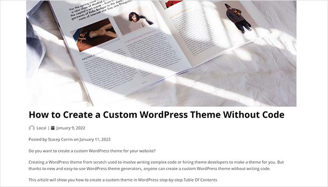 personalizat-post-șablon - SeedProd WordPress custom post template