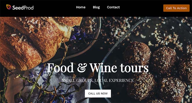 custom header example WordPress