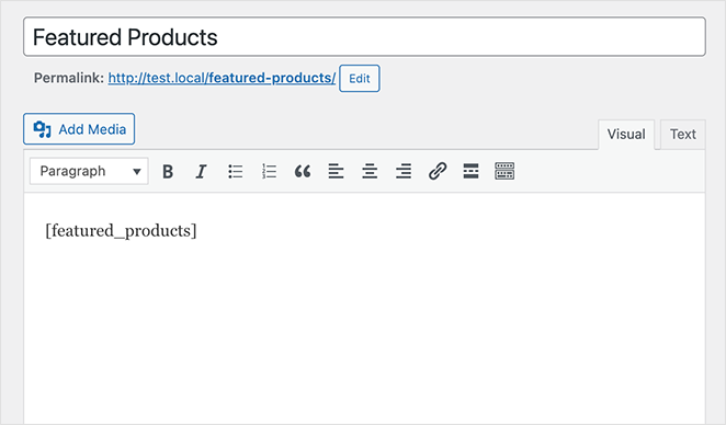 woocommerce özellikli ürünler kısa kodu - SeedProd WooCommerce featured products shortcode