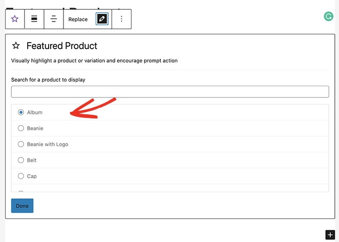 özellikli ürün seç - SeedProd Choose a featured product to display