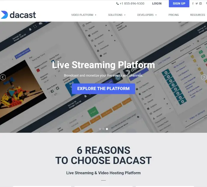 Las mejores plataformas OTT: Dacast