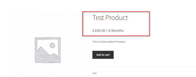 添加 woocommerce 訂閱產品 - 測試產品 1