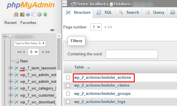 woocommerce siparişlerini sil phpmyadmin