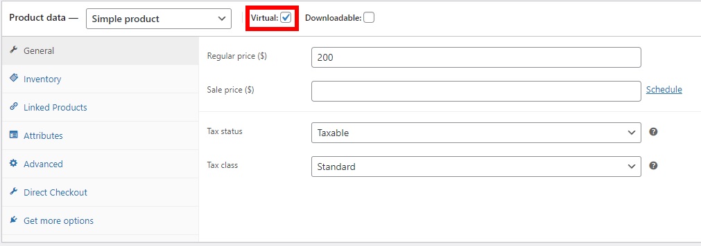 verificación virtual agregar productos virtuales a woocommerce