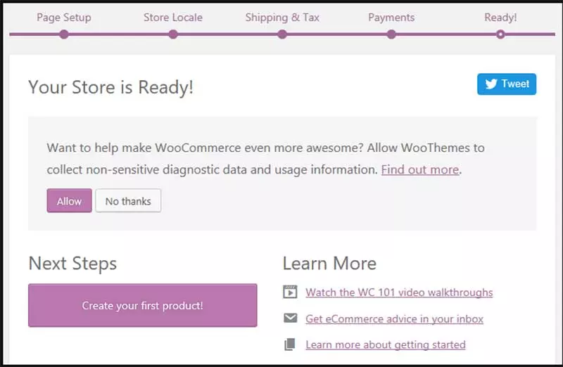 WooCommerce 최종 상점 페이지