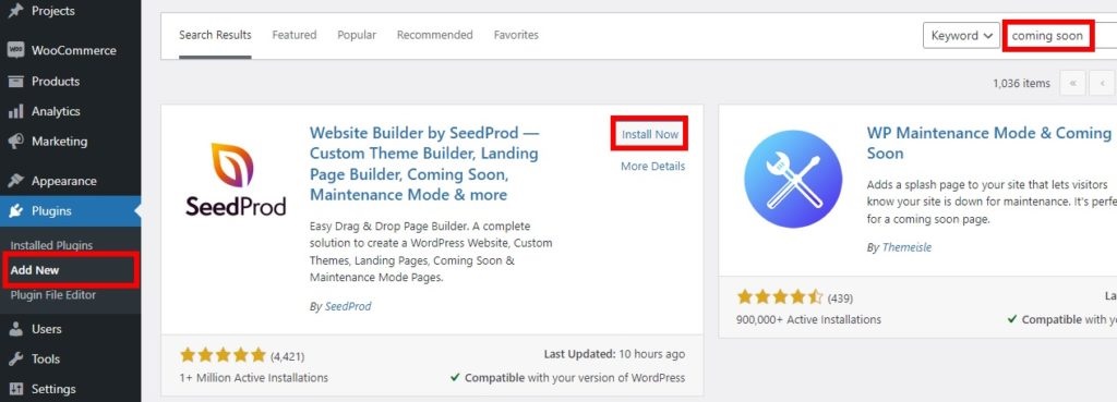 ติดตั้งปลั๊กอิน wordpress เร็ว ๆ นี้หน้า plugins