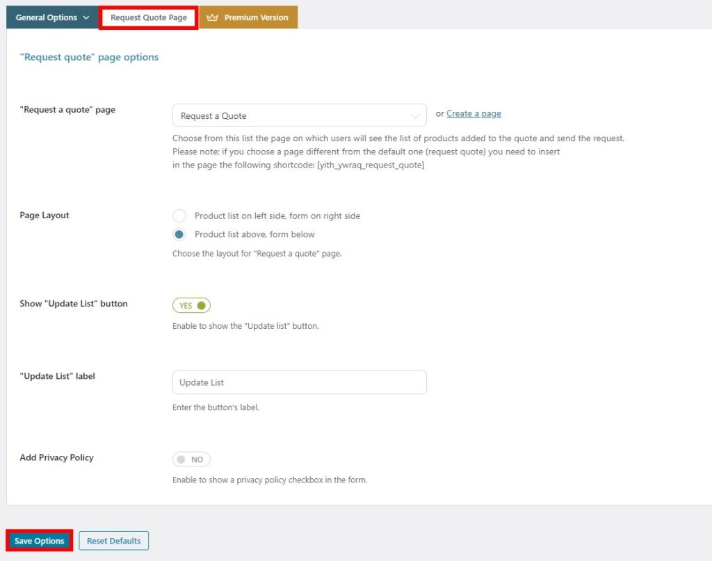 請求報價頁面添加 woocommerce 請求報價按鈕