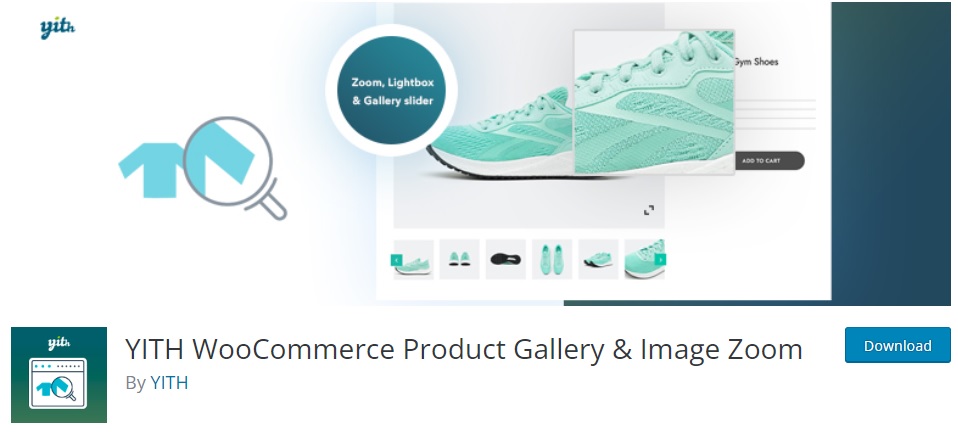 yith 產品庫和圖像縮放將產品圖像放大鏡添加到 woocommerce