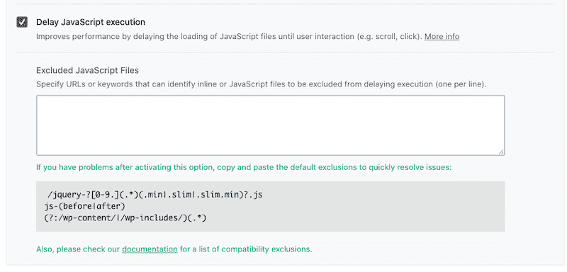 JSの実行を遅らせる-出典:WP Rocket