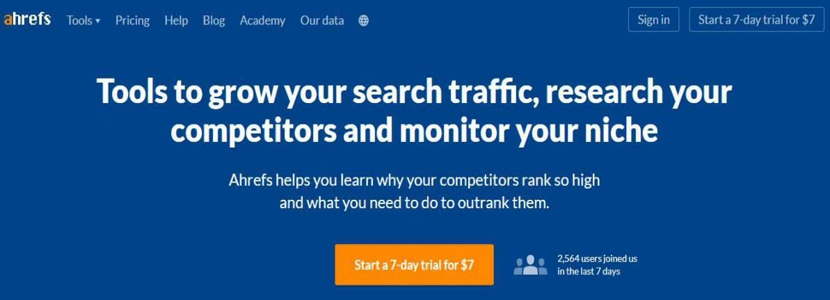 Ahrefs: campanii de marketing